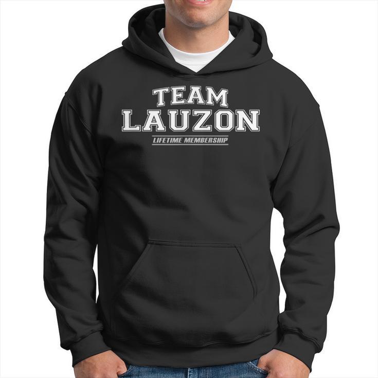 Team Lauzon Stolzer Familienname Nachname Geschenk Kapuzenpullover