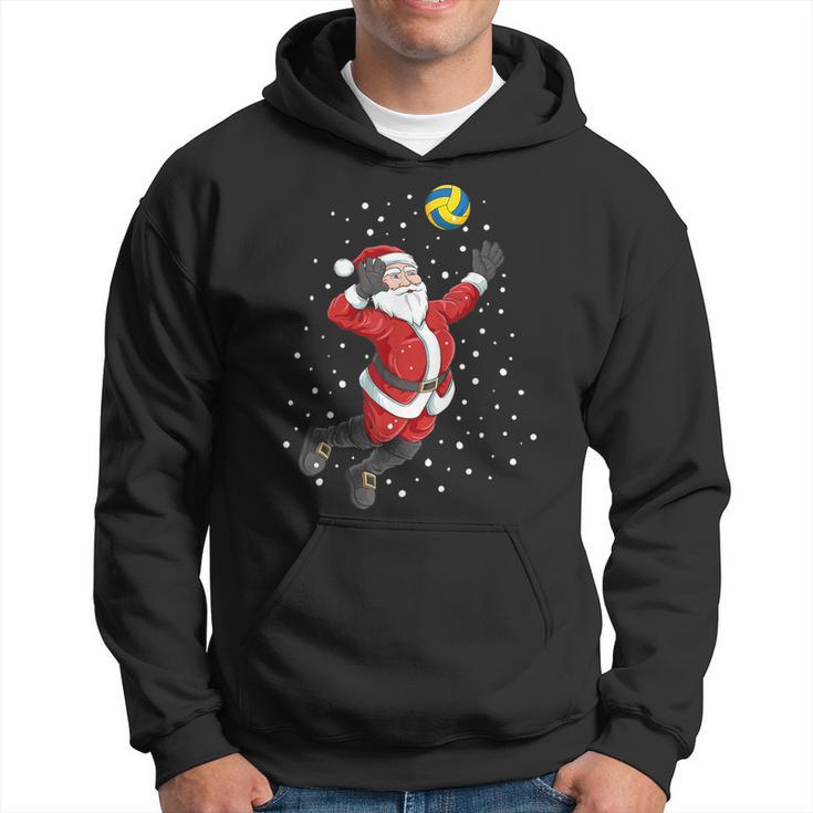 Volleyball Santa Claus Christmas Kapuzenpullover