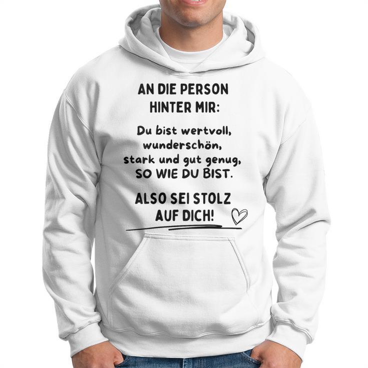 Du Bist Gut Genug Gray Kapuzenpullover