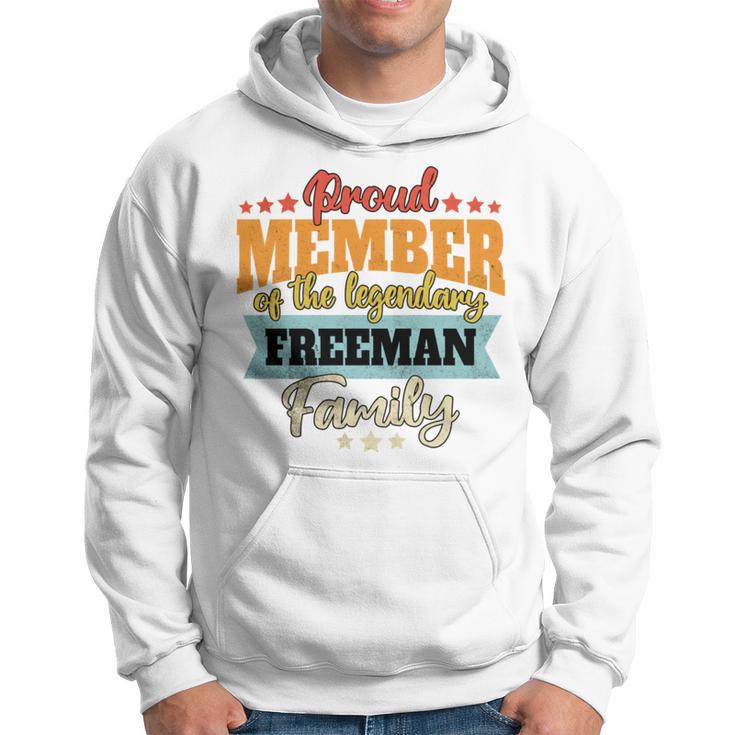 Freeman Nachname Freeman Kapuzenpullover