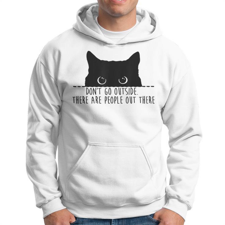 Cat Leute Da Draußen Cat French Language Kapuzenpullover