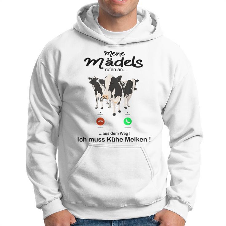 Meine Mäds Rufen An Aus Dem Weg Ich Muss Kühe Melken Cow S Kapuzenpullover