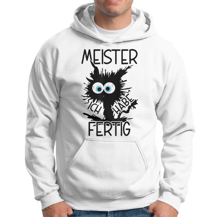 Meister Geschafft Meister Bestanden Gray Kapuzenpullover