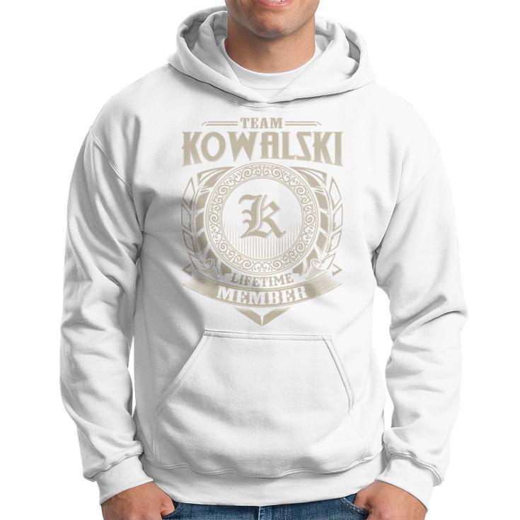 Team Kowalski Lifetime Member Last Name Kowalski Family Kapuzenpullover