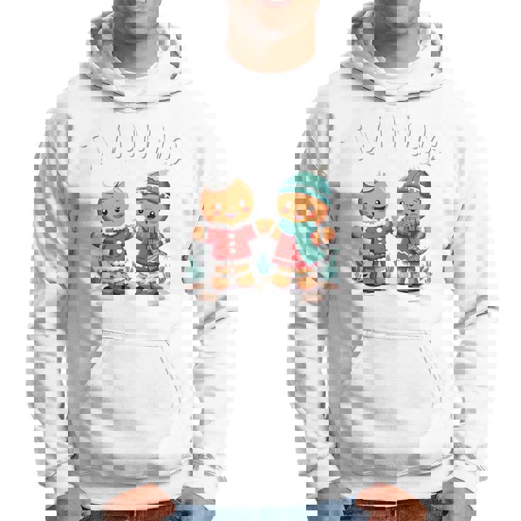 Twinning With My Bestie Christmas Gingerbread Best Friend Hoodie