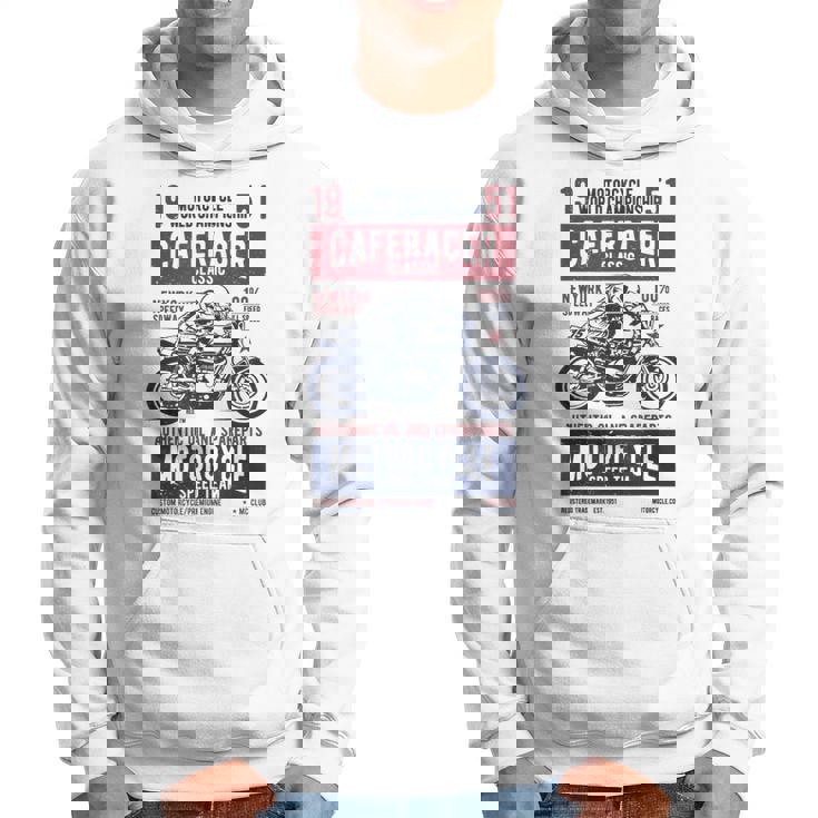 Vêtements Retro Cafe Racer Moto Sweat à capuche Cadeauxyz