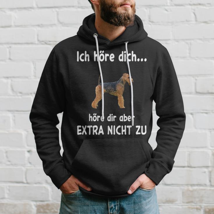 Airedale Terrier Hund Airedale Terrier S Kapuzenpullover Geschenke für Ihn