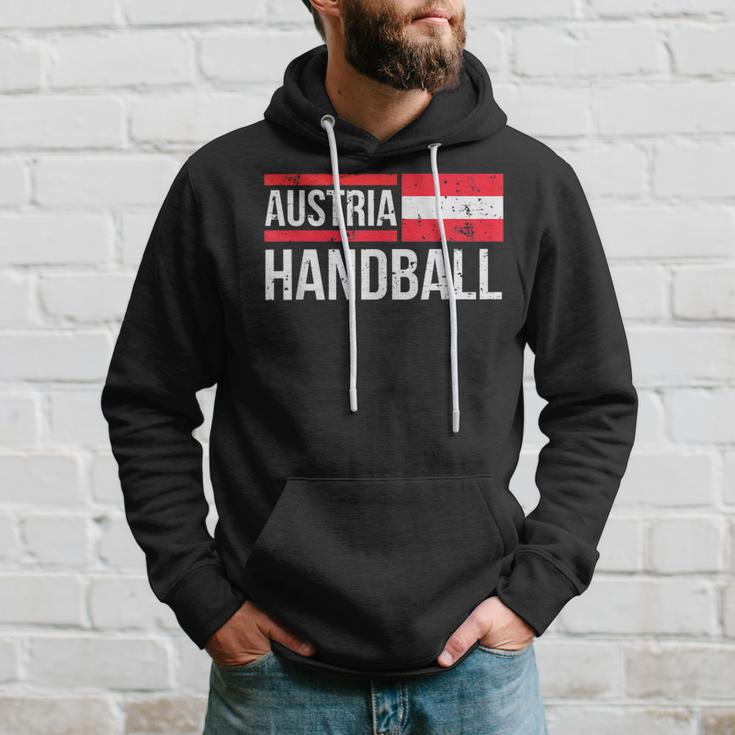 Austria Handball Flag Fan Team Player Jersey Kapuzenpullover Geschenke für Ihn