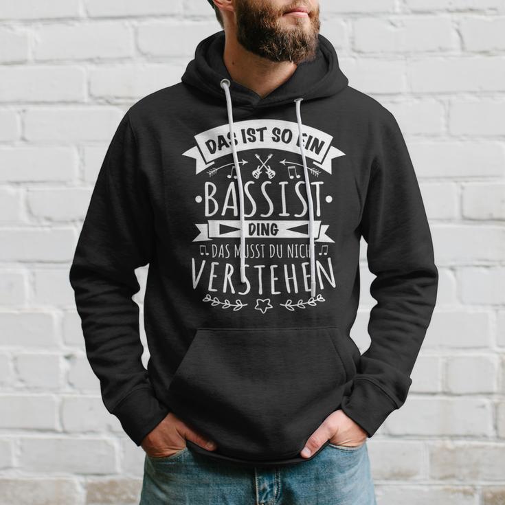 Bassist E-Bass Bass Musician Das Ist So Ein Bassist Ding Kapuzenpullover Geschenke für Ihn