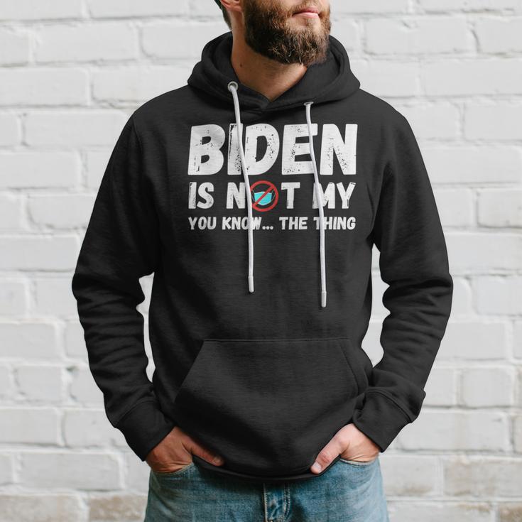 Biden Ist Nicht Mein Du Weißt Das Ding Pro Trump Republikaner Kapuzenpullover Geschenke für Ihn