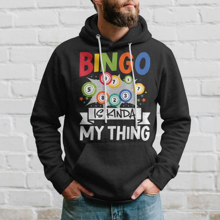 Bingo Ist Irgendwie Mein Ding Lustiges Glücksspiel Kapuzenpullover Geschenke für Ihn