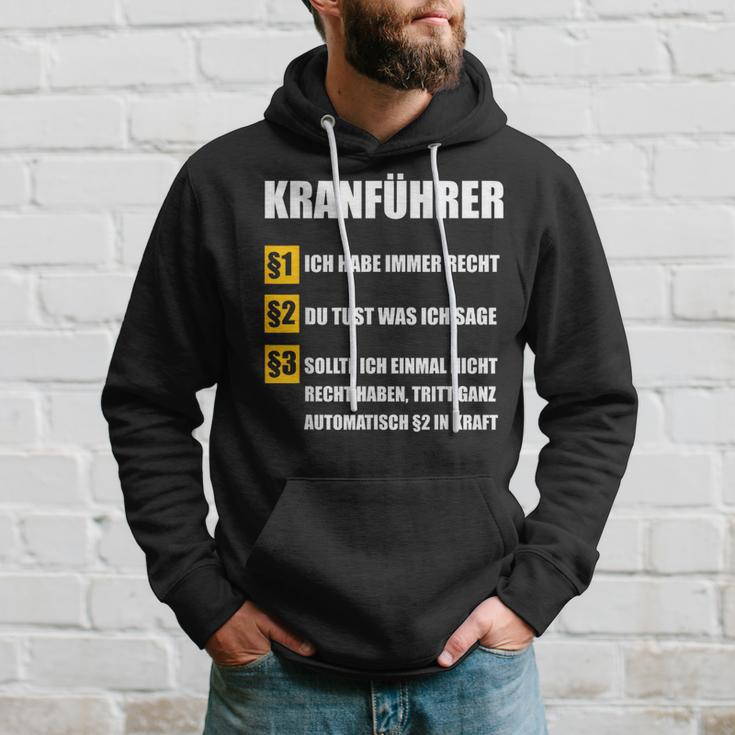 Crane Driver Kapuzenpullover Geschenke für Ihn