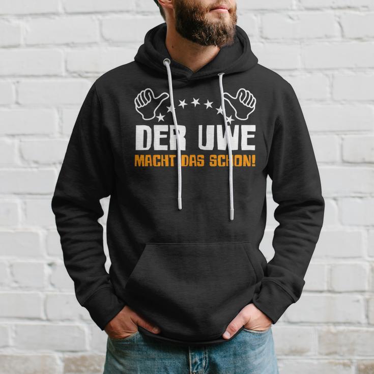 Der Uwe Macht Das Schon Lustig Sarcasmus Humour Kapuzenpullover Geschenke für Ihn