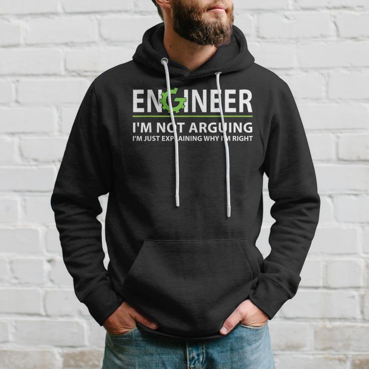 Engineer I'm Not Arguing Engineering Quote Engineers Kapuzenpullover Geschenke für Ihn