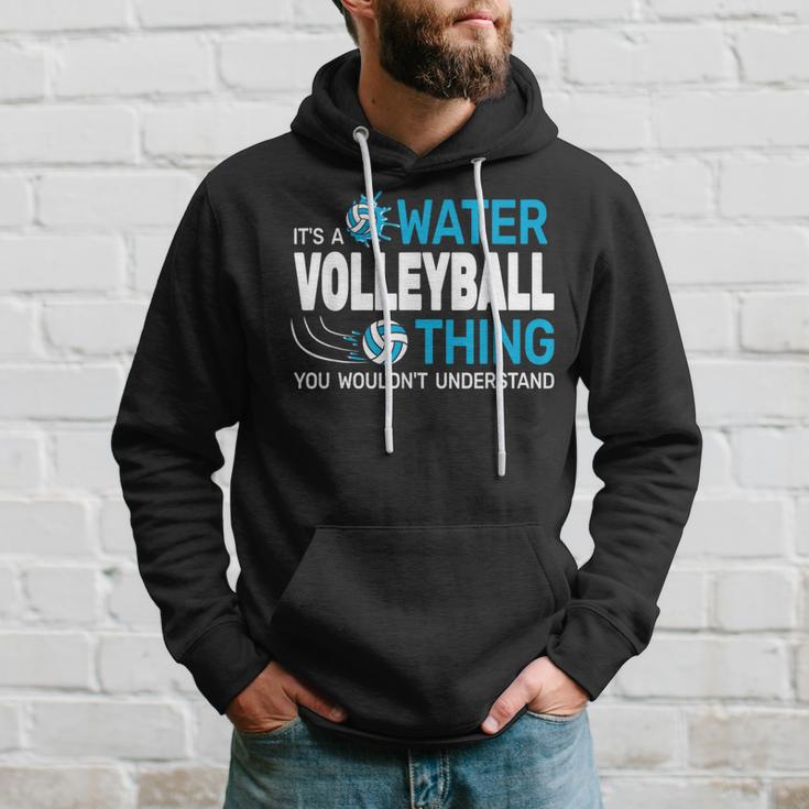 Es Ist Ein Wasservolleyball-Ding Wassersport Poolvolleyball Kapuzenpullover Geschenke für Ihn