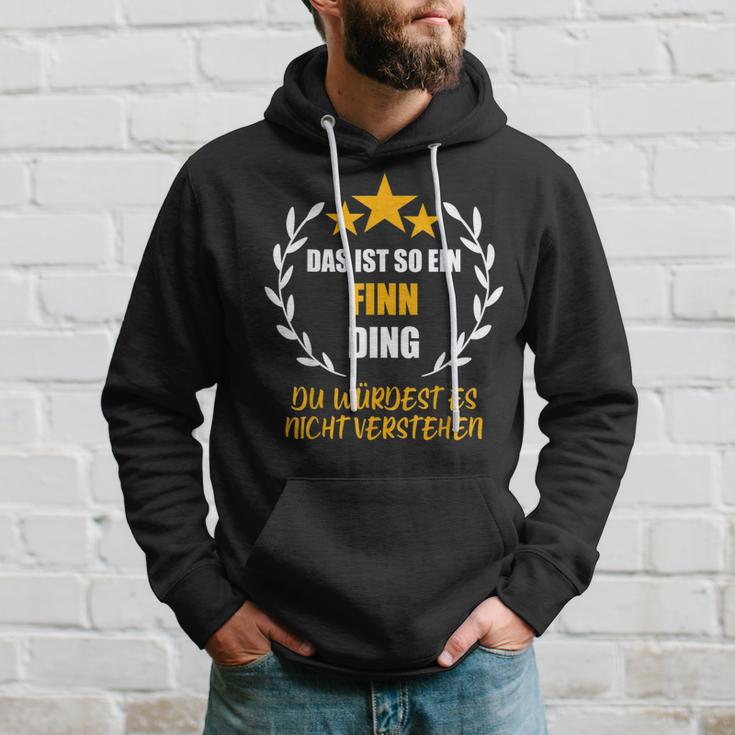 Finn Das Ist So Ein Finn Ding Name First Name Fun Slogan S Kapuzenpullover Geschenke für Ihn