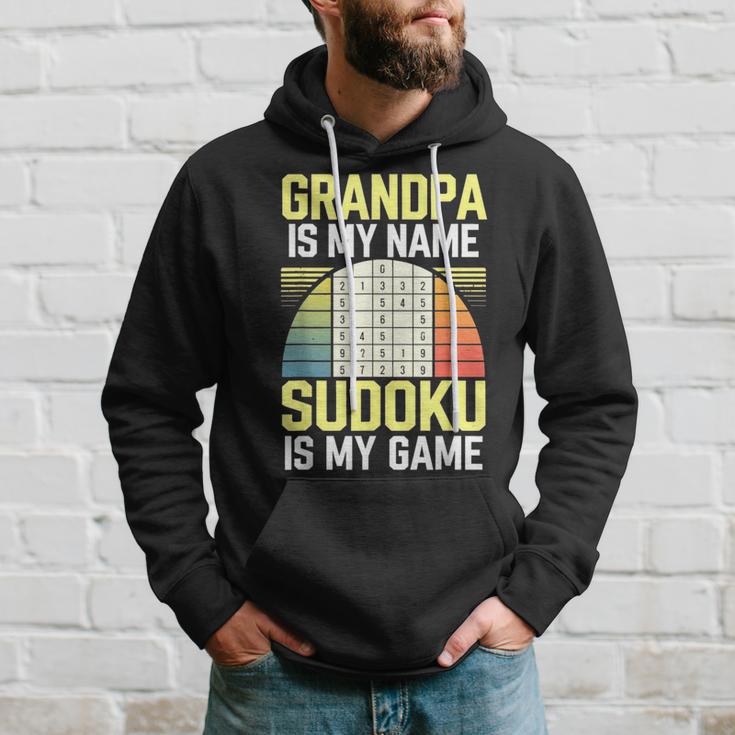 Grandpa Sudoku Kapuzenpullover Geschenke für Ihn