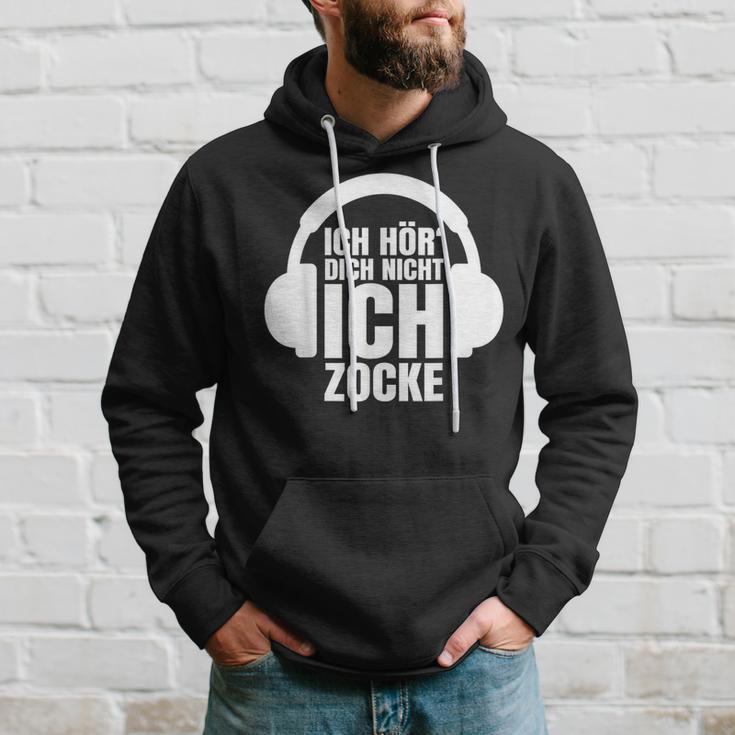 Gamer Ich Hör' Dich Nicht Ich Zocke Kapuzenpullover Geschenke für Ihn