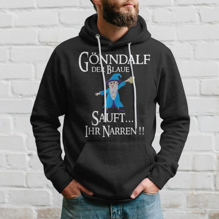 Gönndalf Der Blaue Zauberer Sauft Ihr Narren Kapuzenpullover Geschenke für Ihn