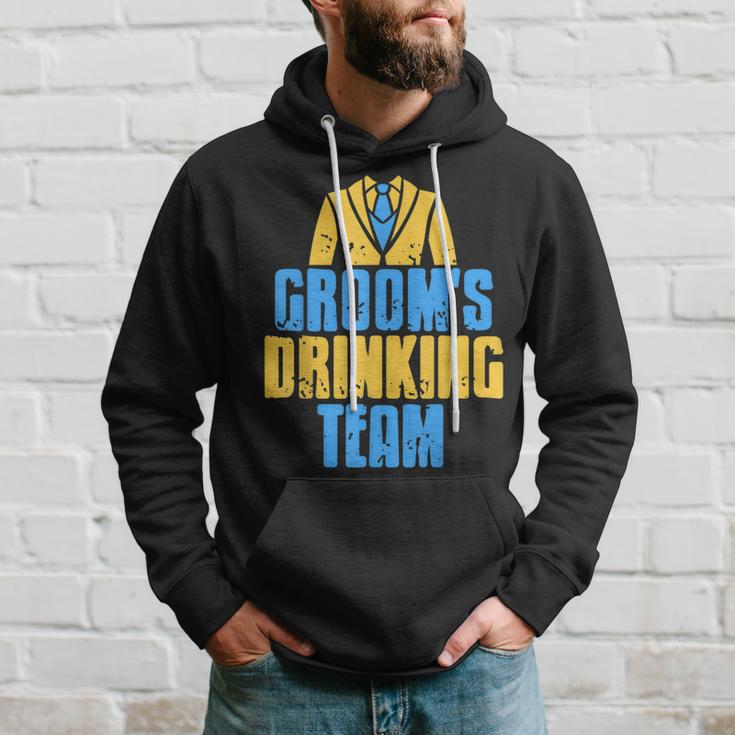 Groom's Drinking Team Retro Stag Night Kapuzenpullover Geschenke für Ihn