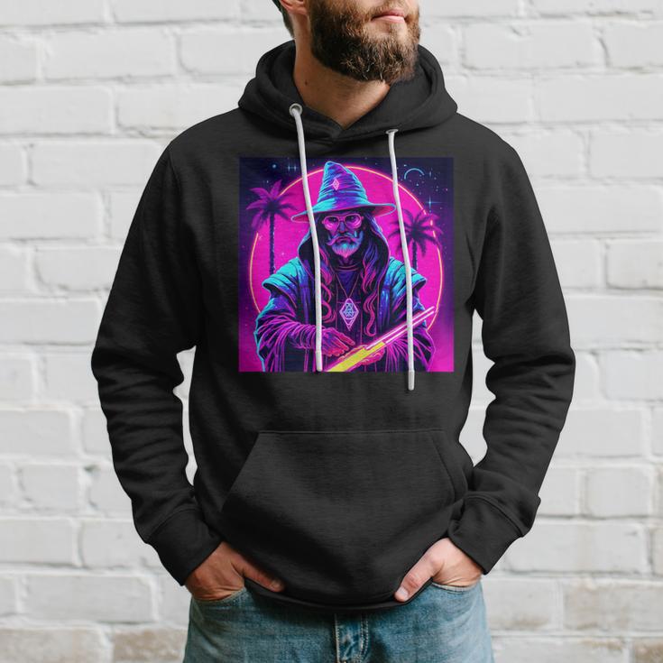 Hipster Wizard Retro Print Kapuzenpullover Geschenke für Ihn