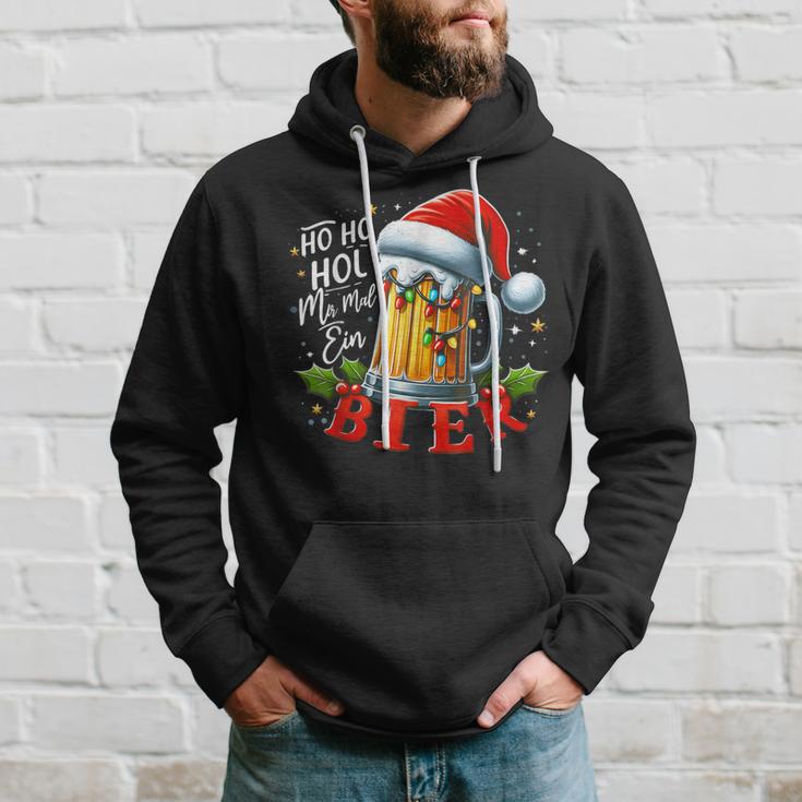 Ho Ho Hol Mir Mal Ein Bier Christmas Kapuzenpullover Geschenke für Ihn