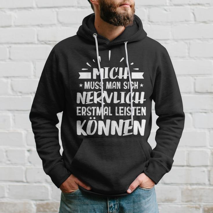 Humour Mich Muss Man Sich Nervlich Erstmal Leisten Kann German Langu Kapuzenpullover Geschenke für Ihn