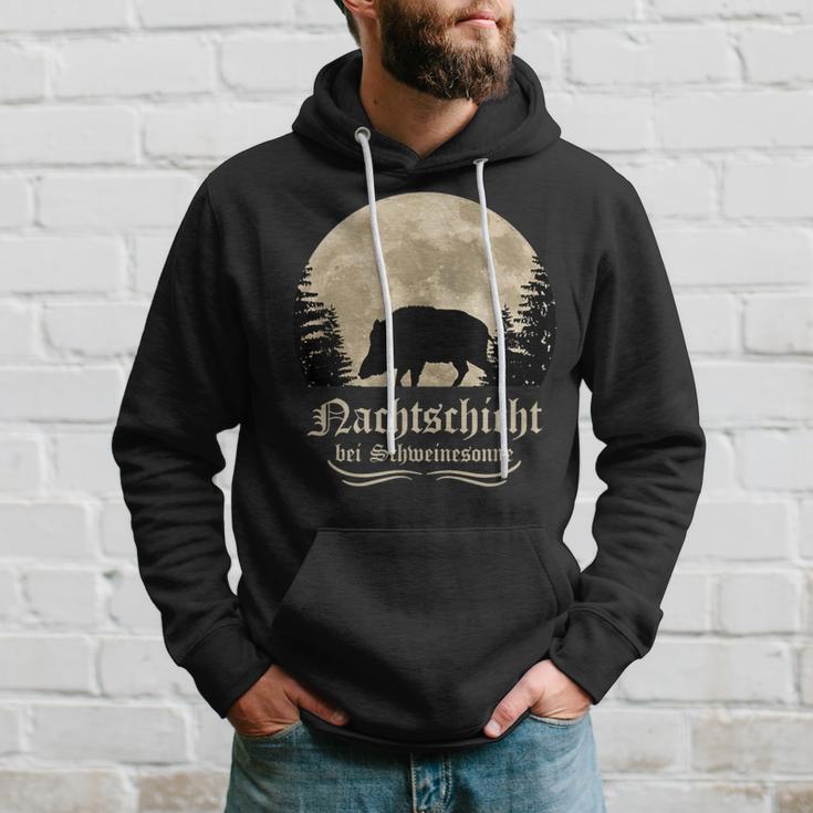 Hunter Wild Boar Keiler Wildsau Slogan Idea Kapuzenpullover Geschenke für Ihn