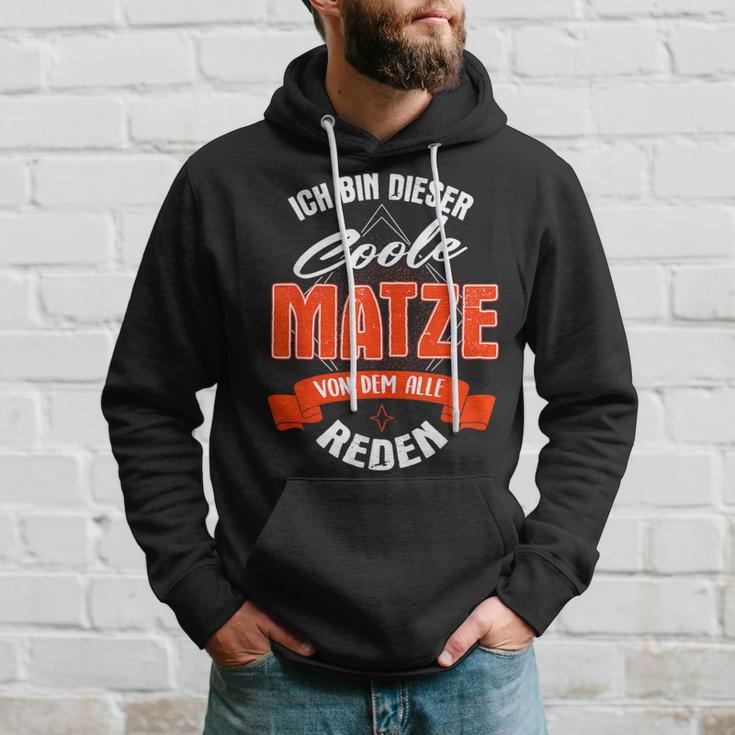 Ich Bin Dieser Coole Matzeon Dem Alle Reden Kapuzenpullover Geschenke für Ihn