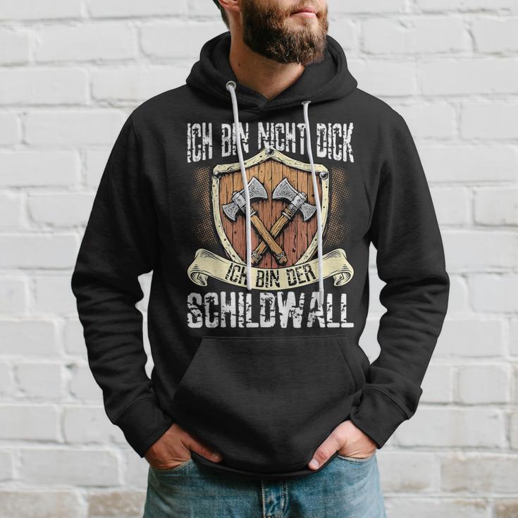 Ich Bin Nicht Dick Ich Bin Der Schildwall Sarcasmus Kapuzenpullover Geschenke für Ihn