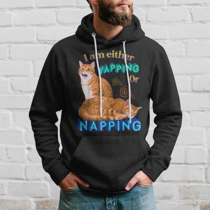 Ich Kläffe Oder Mache Ein Nap Cat Meme Kapuzenpullover Geschenke für Ihn