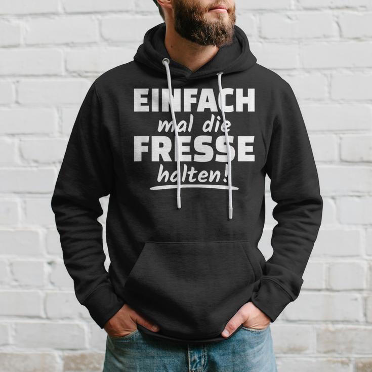 Ich Mal Die Fresse Halten Text In German Kapuzenpullover Geschenke für Ihn