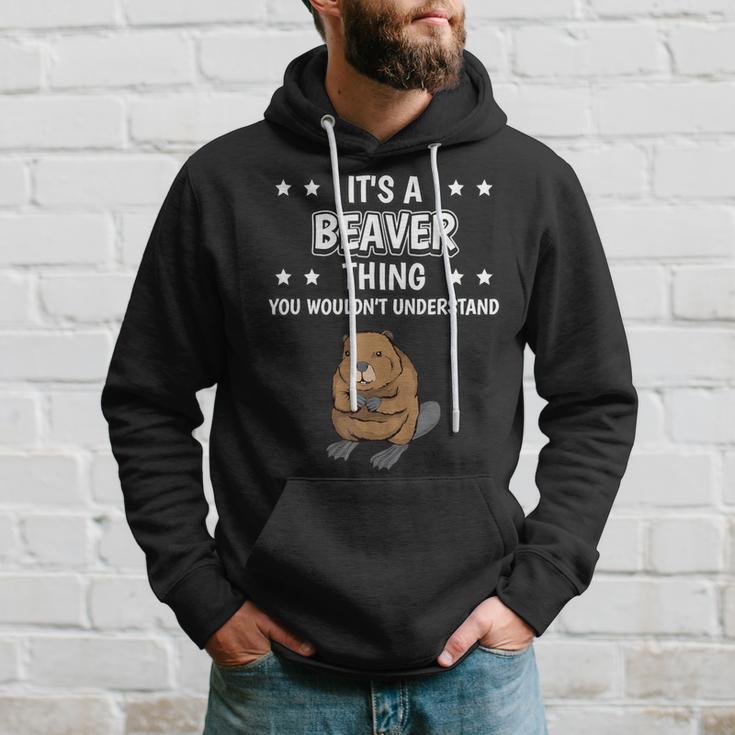 Ist So Ein Biber Ding Lustiger Spruch Biber Kapuzenpullover Geschenke für Ihn