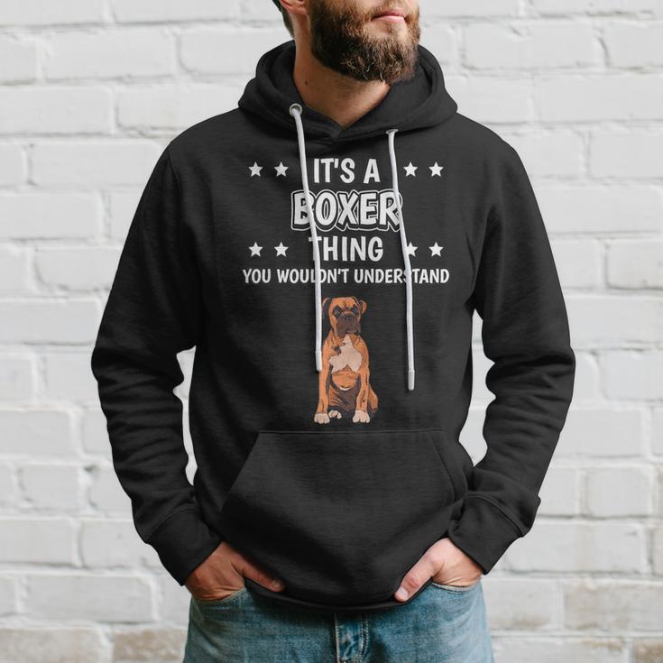 Ist So Ein Boxer Ding Lustiger Spruch Boxer Kapuzenpullover Geschenke für Ihn