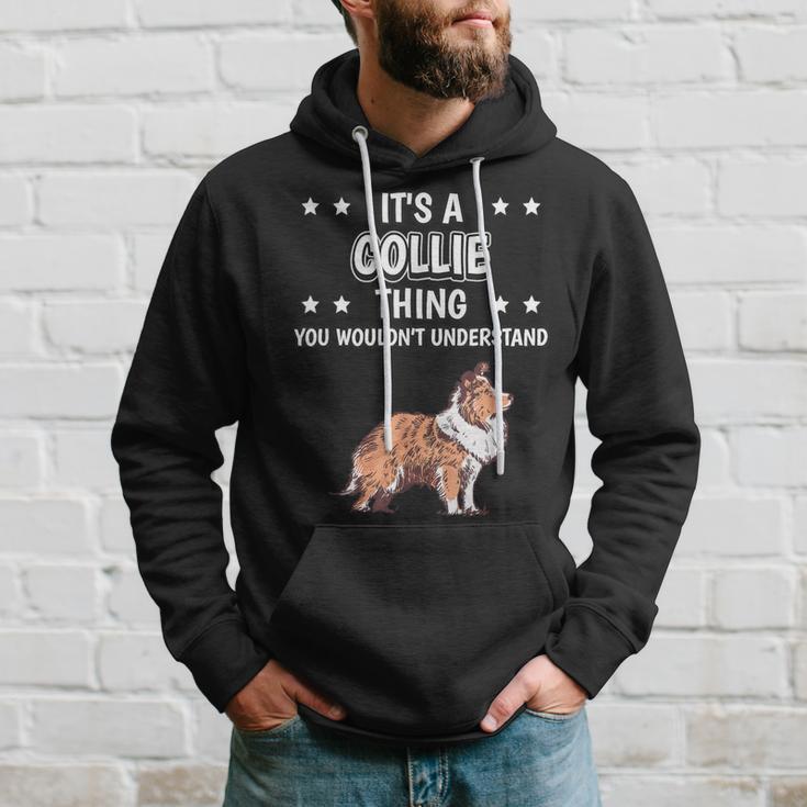 Ist So Ein Collie Ding Lustiger Spruch Collies Kapuzenpullover Geschenke für Ihn