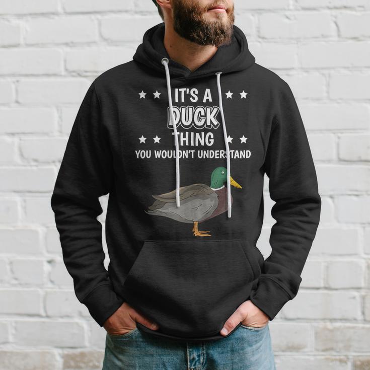 Ist So Ein Ente Ding Lustiger Spruch Enten Kapuzenpullover Geschenke für Ihn