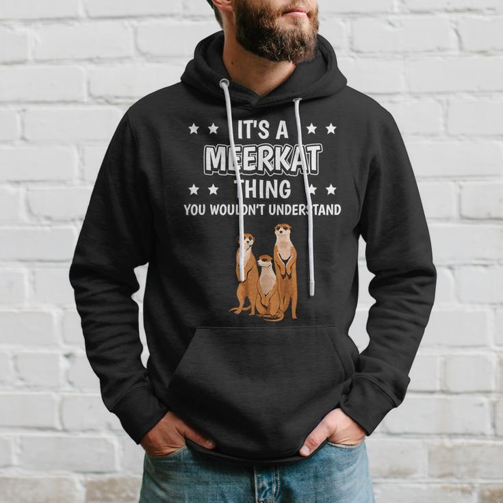 Ist So Ein Erdmännchen Ding Lustiger Spruch Erdmännchen Kapuzenpullover Geschenke für Ihn