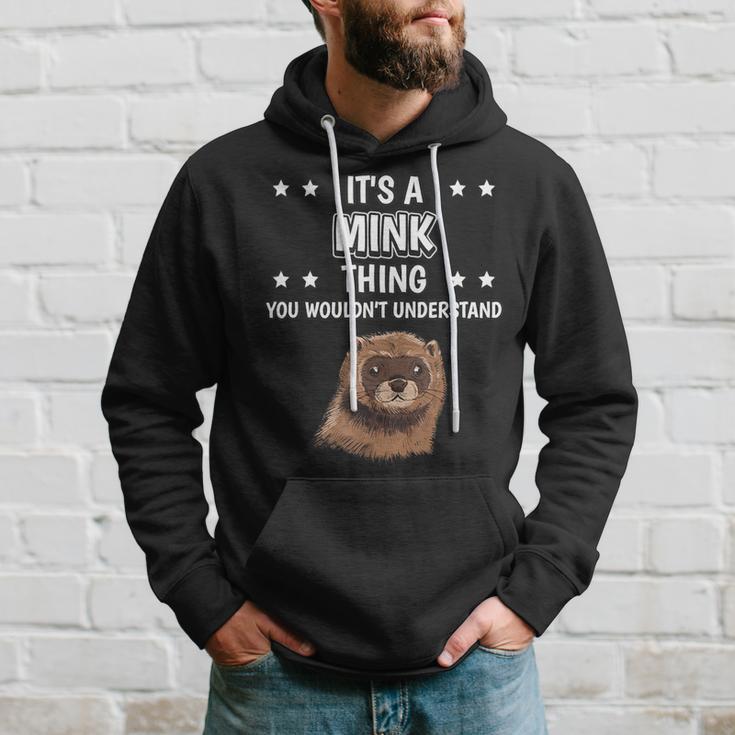 Ist So Ein Nerz Ding Lustiger Spruch Nerze Kapuzenpullover Geschenke für Ihn