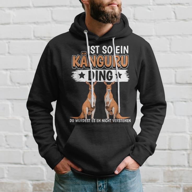 Kängurus Sachen Ist So Ein Känguru Ding Känguru Kapuzenpullover Geschenke für Ihn