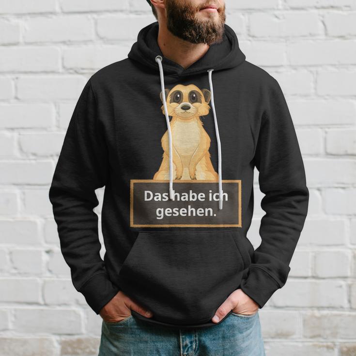 Lehrer Das Habe Ich Gesehen Erdmännchen Saying Kapuzenpullover Geschenke für Ihn