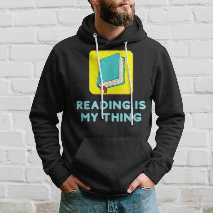 Lesen Ist Mein Ding Lehrer Bibliothekar Bücherwürmer Kapuzenpullover Geschenke für Ihn