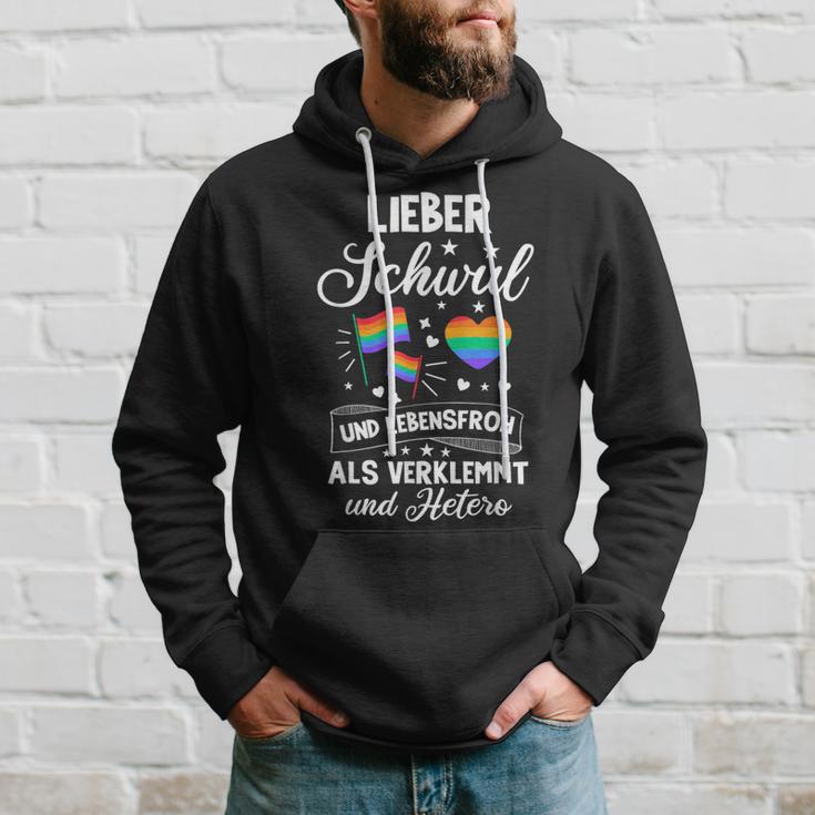 Lieber Schwul Und Lebensfroh Alserlemmund Und Hetero Pride S Kapuzenpullover Geschenke für Ihn