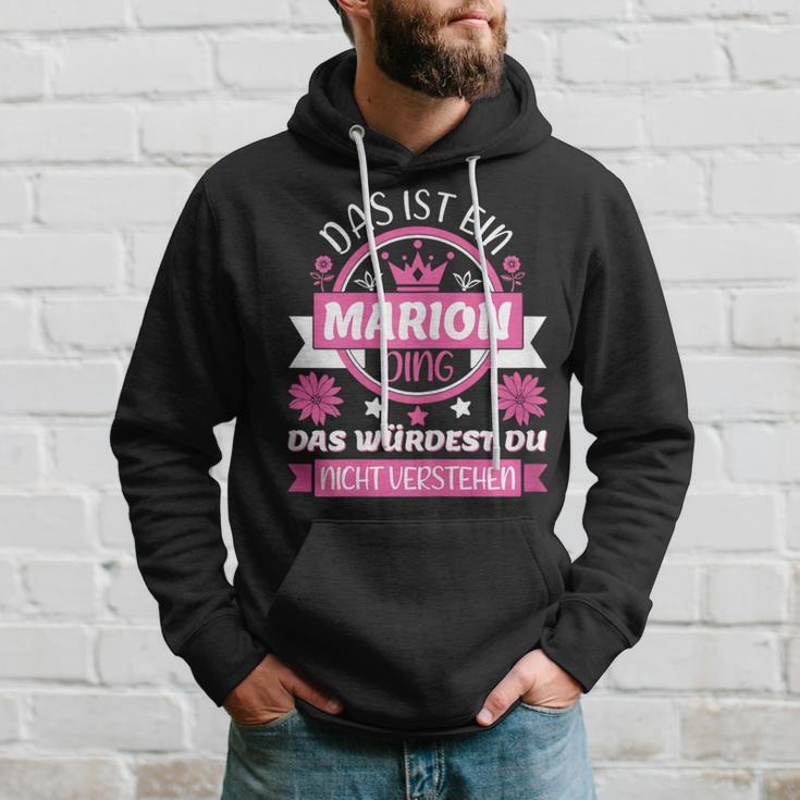 Marion Name First Name Name Name Day Das Ist Ein Marion Ding Kapuzenpullover Geschenke für Ihn