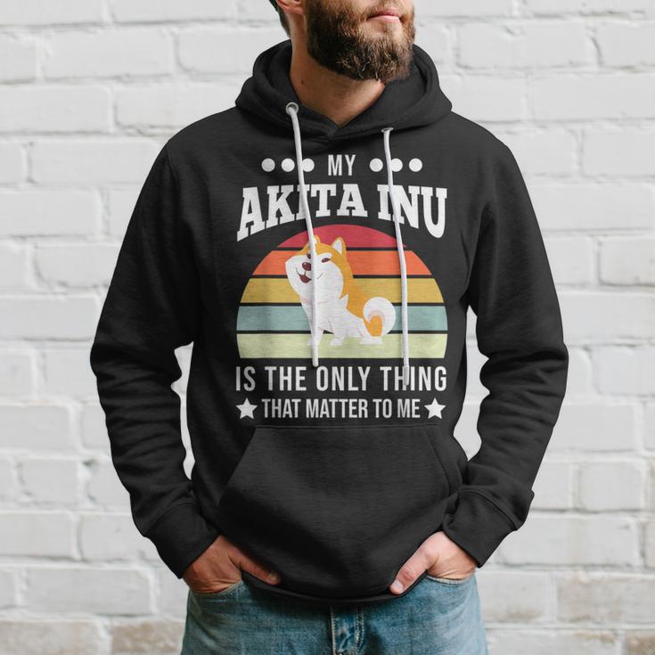 Mein Akita Inu Ist Das Einzige Ding Dog Kapuzenpullover Geschenke für Ihn