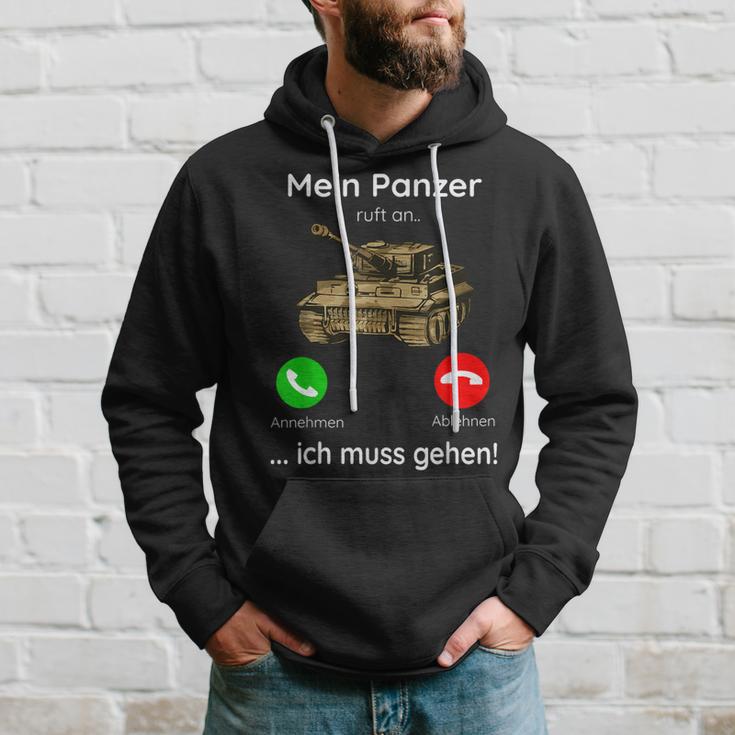 Mein Panzer Ruft An Ich Muss Gehen Kapuzenpullover Geschenke für Ihn