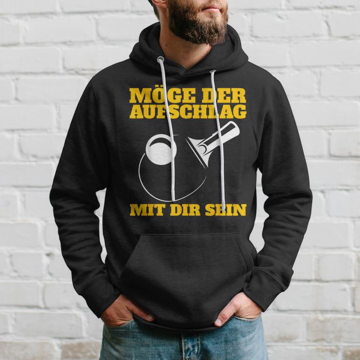 Möge Der Aufschlag Mit Dir Sein Table Tennis Ping Pong Sports Kapuzenpullover Geschenke für Ihn