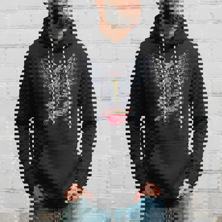 Mothman Cryptozoology Cryptid Ramen Japanese Noodles Hoodie Gifts for Him