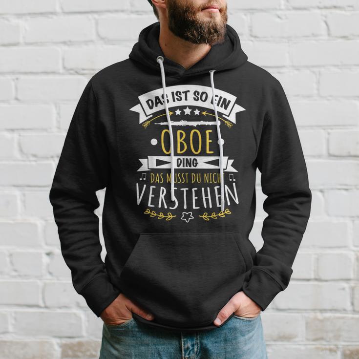 Oboist Oboe Musician Das Ist So Ein Oboe Ding Kapuzenpullover Geschenke für Ihn