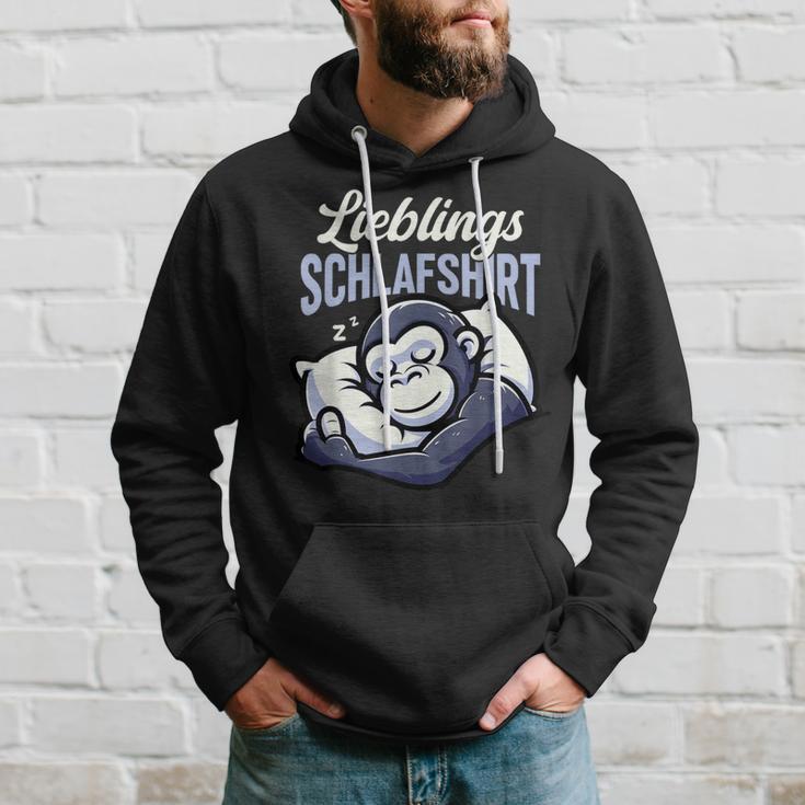 Offizielles Schlaf Gorilla Langschläfer Morgenmuffel Kapuzenpullover Geschenke für Ihn