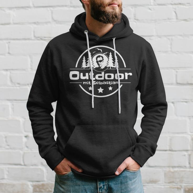 Outdoor Mit Sebastian Logo Wanderer Kapuzenpullover Geschenke für Ihn